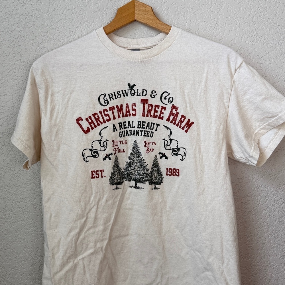 Griswold Christmas Short Sleeve T Shirt Cotton Size Medium - Picture 5 of 6